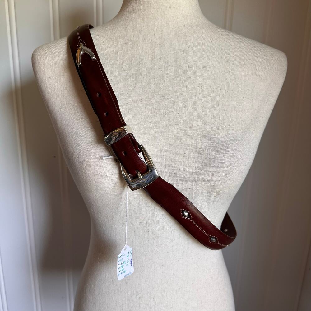 Vintage Brighton Western Brown Belt 42
